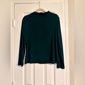 Calvin Klein Dark Green Long Sleeve Top